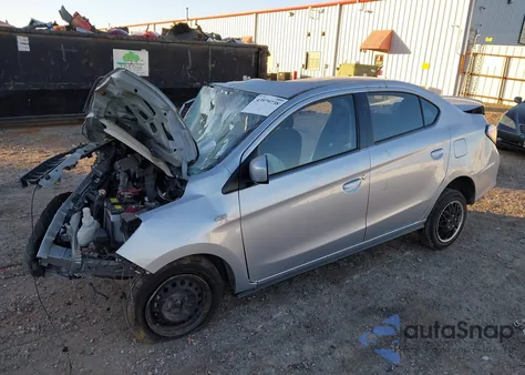 2023 Mitsubishi Mirage G4 Black Edition/Es/Le из США, поврежденный, VIN ML32FUFJ1PHF02404